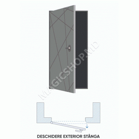 Наружная дверь Diplomat 526 Q (2050x860x130mm)